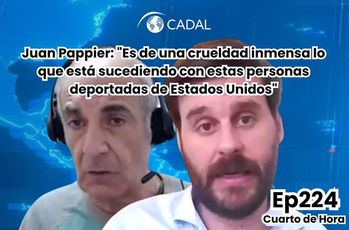 Juan Pappier: «Es de una crueldad inmensa lo que está sucediendo con estas personas deportadas de Estados Unidos»